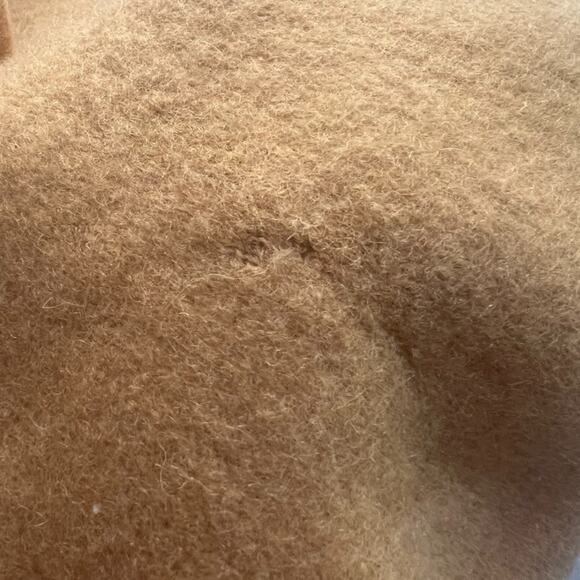 Vintage Berets Olive and Pique 100% Wool Brown and Beige - Picture 11 of 11